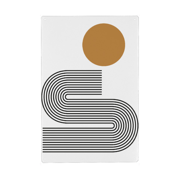 Holzbild "Mid Century study no.nine" artboxONE - Abstrakt,Geometrie