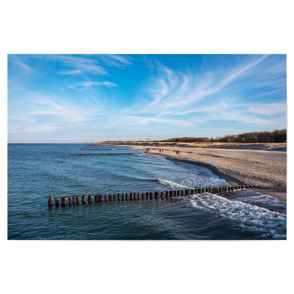 Poster 30x20 cm "Strand in Graal-Müritz" artboxONE - Natur,Reise,Reise / Strand und Meer