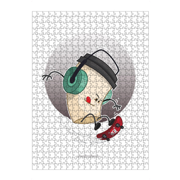 artboxONE Puzzle "Coffee Skater" artboxONE - Für Kinder,Essen & Trinken,Comic,Musik,Sport