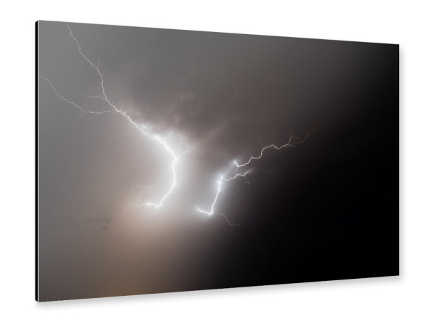 Alu-Dibond "Dark lightning" 30x20 cm artboxONE