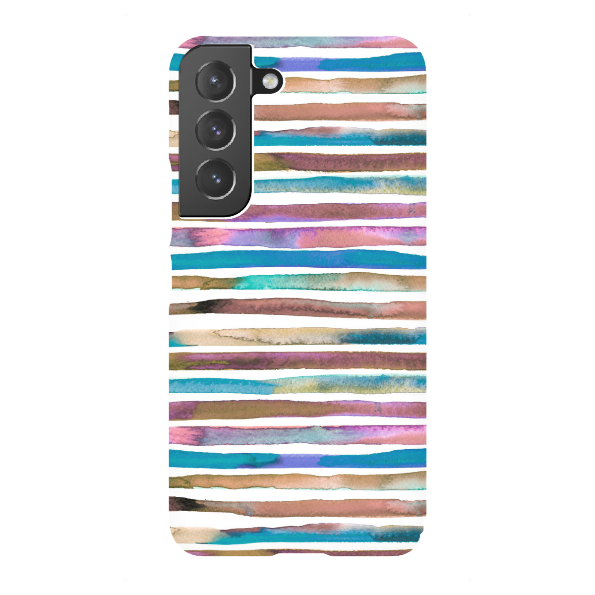 "Watercolor Stripes Blue Purple"für Samsung Galaxy - Premium-Case Handyhülle artboxONE