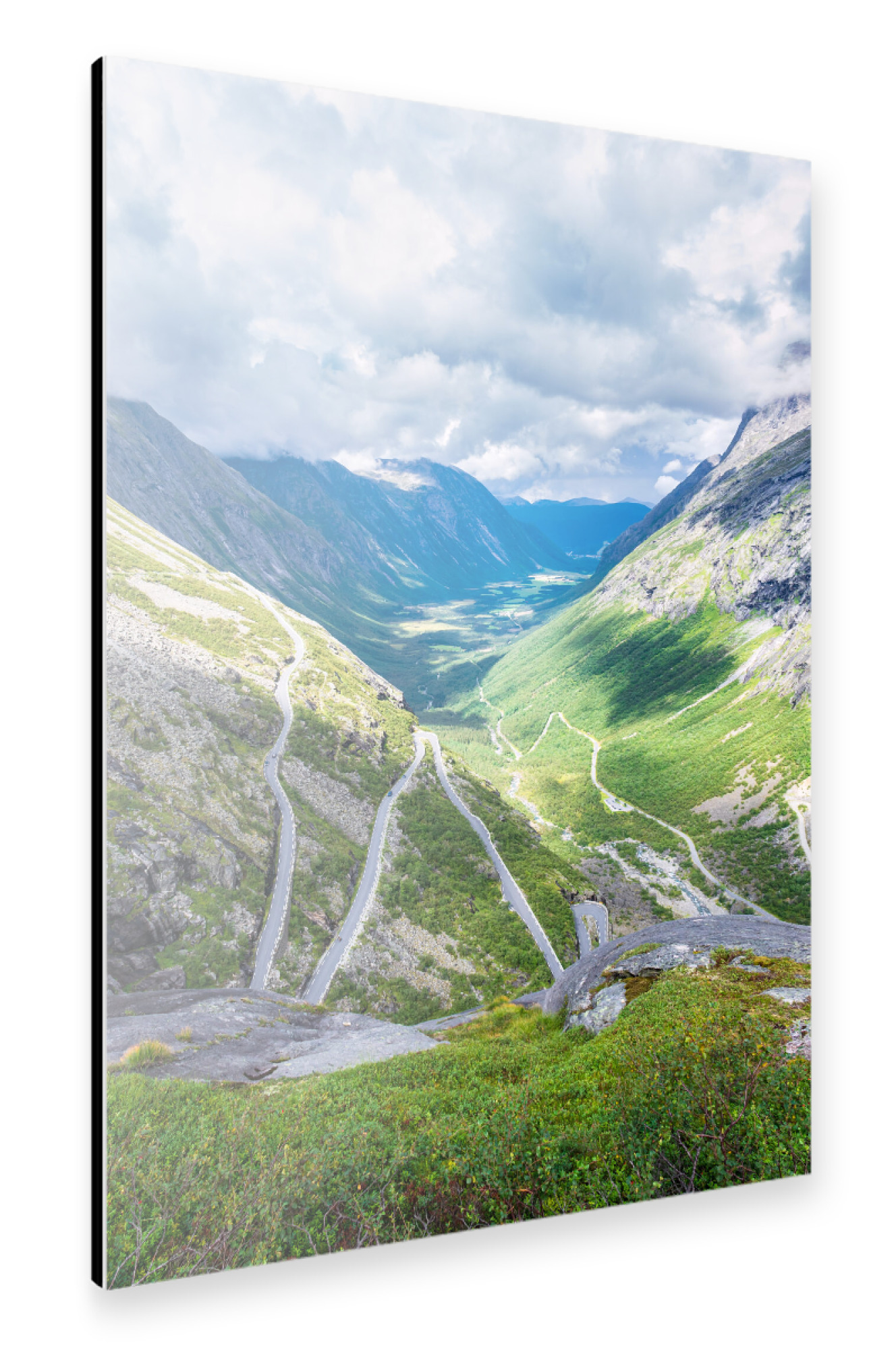 Alu-Dibond "Die Straße Trollstigen" 30x20 cm artboxONE