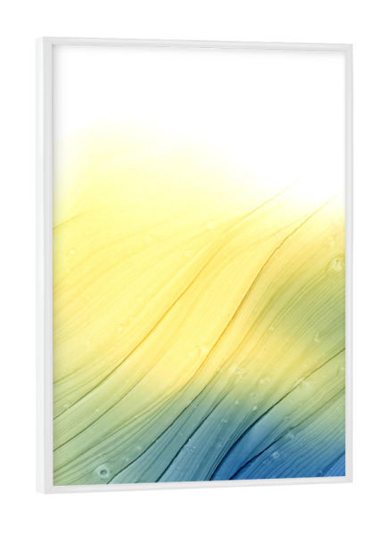 Poster mit weißem Rahmen "Spring Feeling fresh" artboxONE - Abstrakt