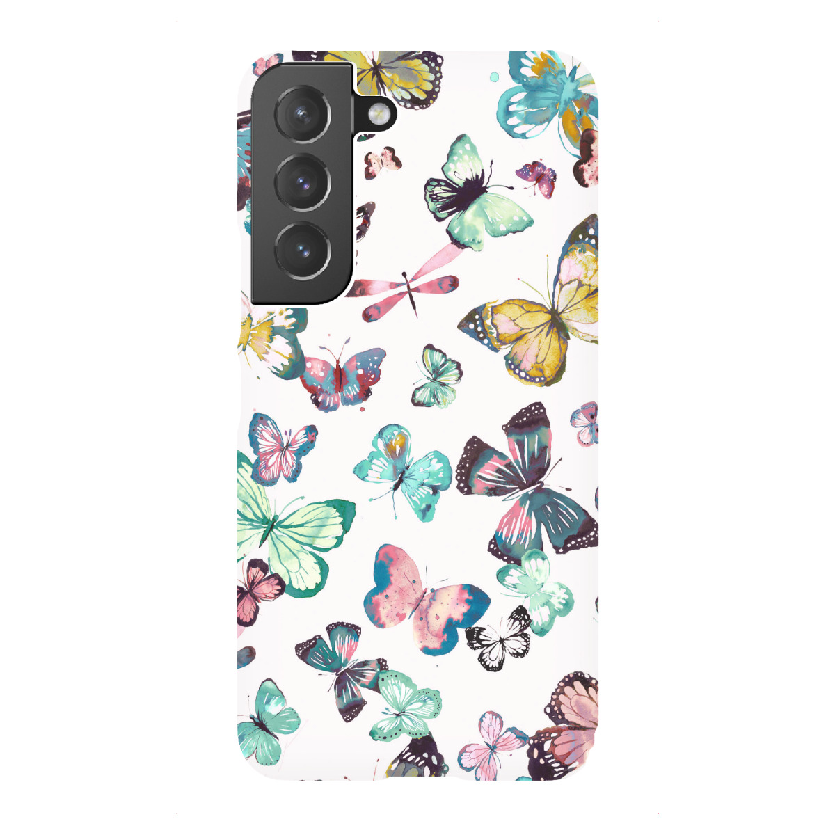 "Watercolor Cute Butterflies Pastel"für Samsung Galaxy - Premium-Case Handyhülle artboxONE