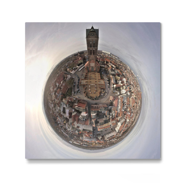 Galerie-Print "Wismar - Marienkirche" 30x30 cm artboxONE