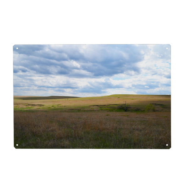 Metall Poster "Prairie Landscape, Kansas" artboxONE - Natur,Reise,Reise / Länder