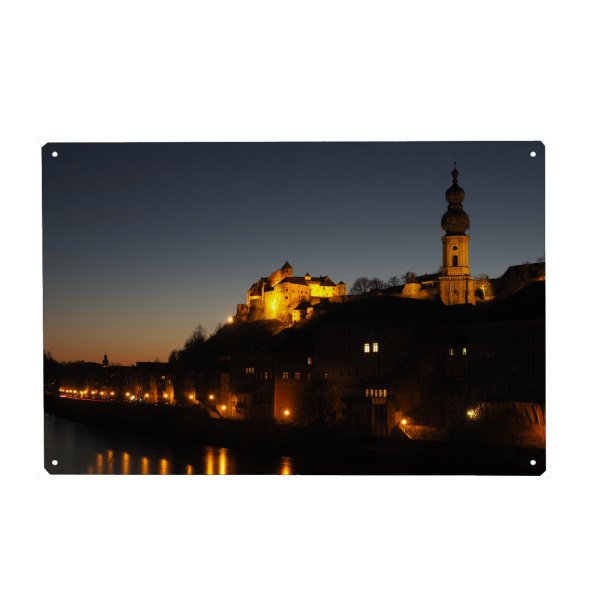 Holzbild "Burghausen" artboxONE - Städte