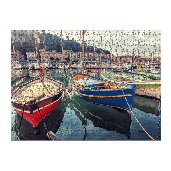 artboxONE Puzzle "Harbor in Nice" artboxONE - Städte,Reise,Reise / Länder,Städte / Weitere