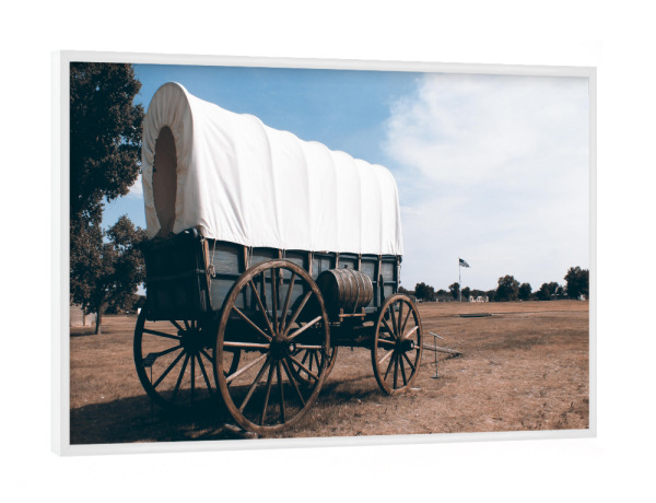 Poster mit weißem Rahmen "Fort Laramie, Wyoming" artboxONE - Reise,Reise / Länder