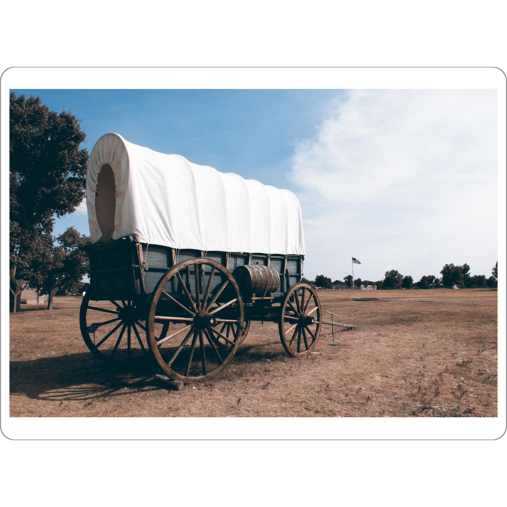 Tischset "Fort Laramie, Wyoming" artboxONE - Reise,Reise / Länder