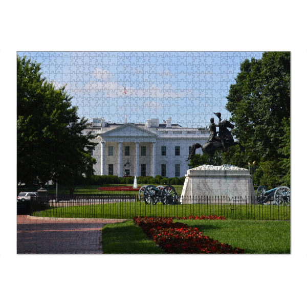 Puzzle Ravensburger "The White House at Washington" artboxONE - Reise,Reise / Länder,Städte / Washington