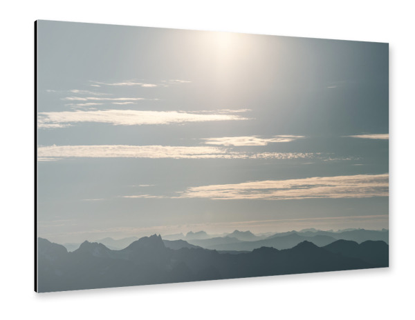 Alu-Dibond "Enjoy the View" 30x20 cm artboxONE