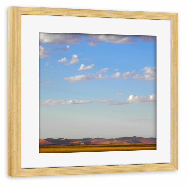 Poster mit Rahmen kiefer "Sossousvlei, Namib Naukluft Park" artboxONE - Natur,Reise,Reise / Afrika
