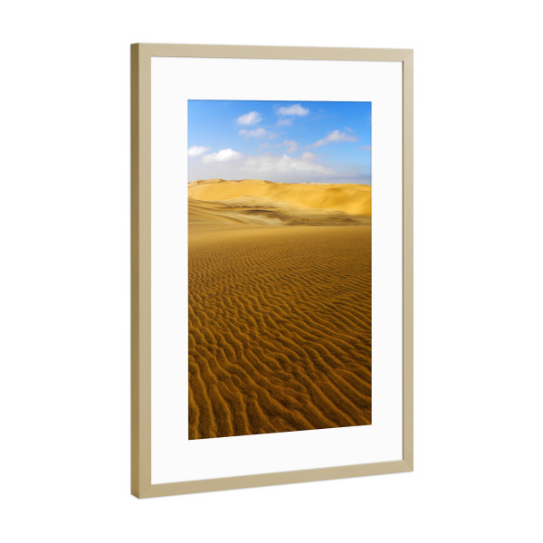 Poster mit Rahmen Gold "Namib Desert" artboxONE - Natur,Reise,Reise / Afrika