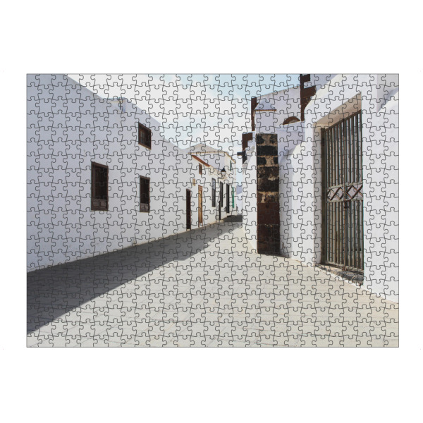 artboxONE Puzzle "Weiße Wände" artboxONE - Reise,Architektur,Reise / Länder - Lanzarote,Teguise,Architektur,Reise,Gebäude,Buildinfs,Architecture