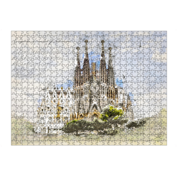 Puzzle Ravensburger "Sagrada Familia, Barcelona" artboxONE - Städte,Architektur,Städte / Barcelona