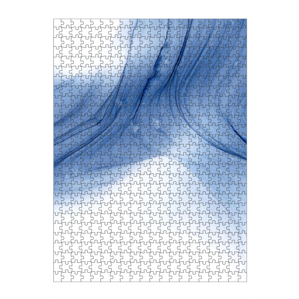 Puzzle Ravensburger "Waves - cold Time" artboxONE - Abstrakt