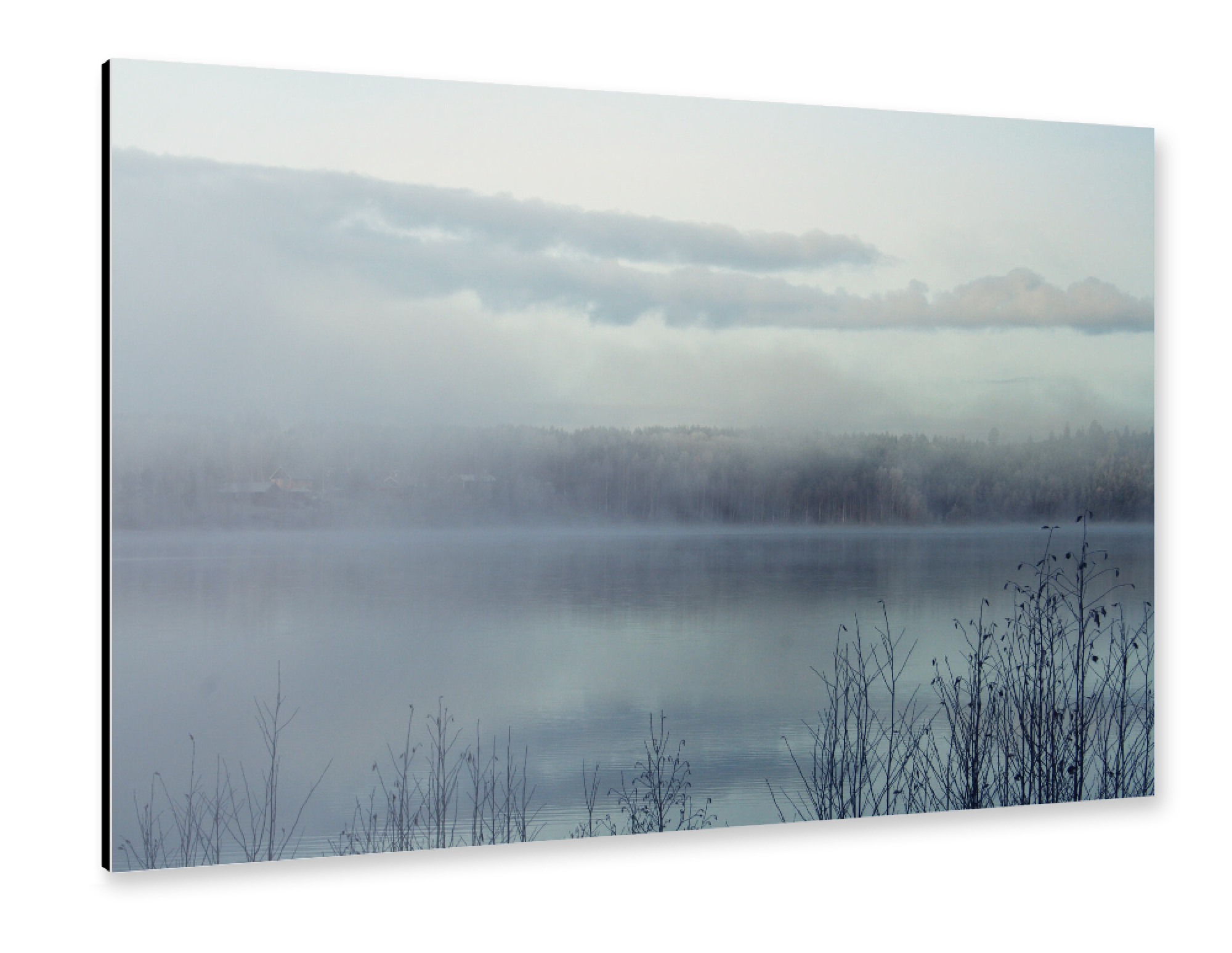 Alu-Dibond "Gefrorener Seeblick" 30x20 cm artboxONE