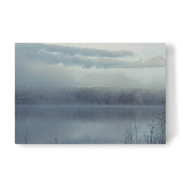 Leinwandbild "Gefrorener Seeblick" artboxONE - Natur,Reise / Länder