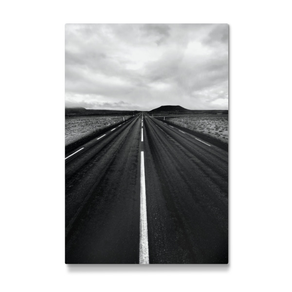 Galerie-Print "Gerade Straße in Island" 30x20 cm artboxONE
