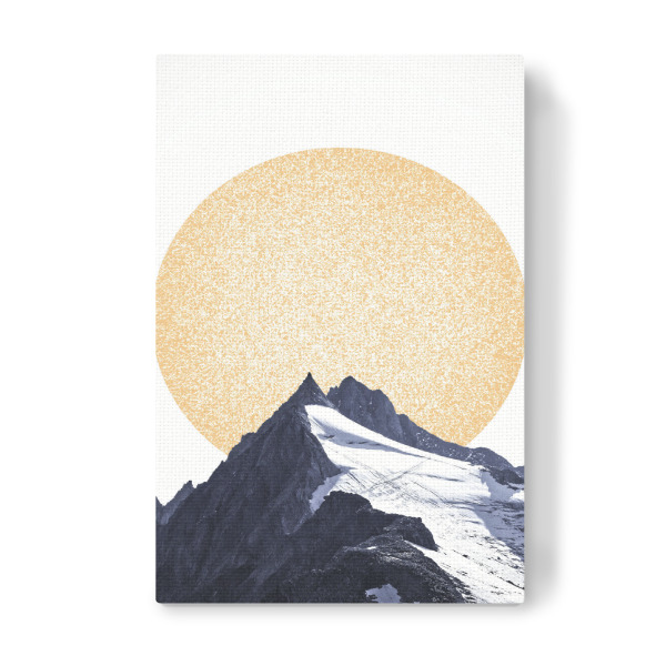 Leinwandbild "Der Gletscher" artboxONE - Natur,Reise,Geometrie,Sport