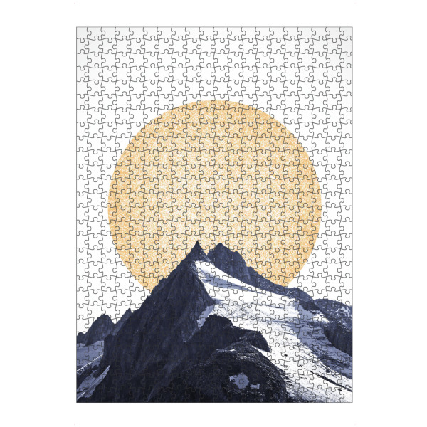 Puzzle Ravensburger "Der Gletscher" artboxONE - Natur,Reise,Geometrie,Sport