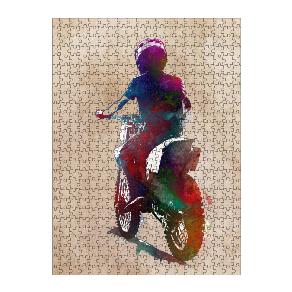 artboxONE Puzzle "Motorcross art" artboxONE - Sport / Motorsport,Sport,Sport / Motivation