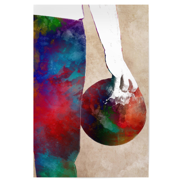 Poster 30x20 cm "Bowling" artboxONE - Sport - Bowling,Bowl,Sport,Sports,Ball,Active