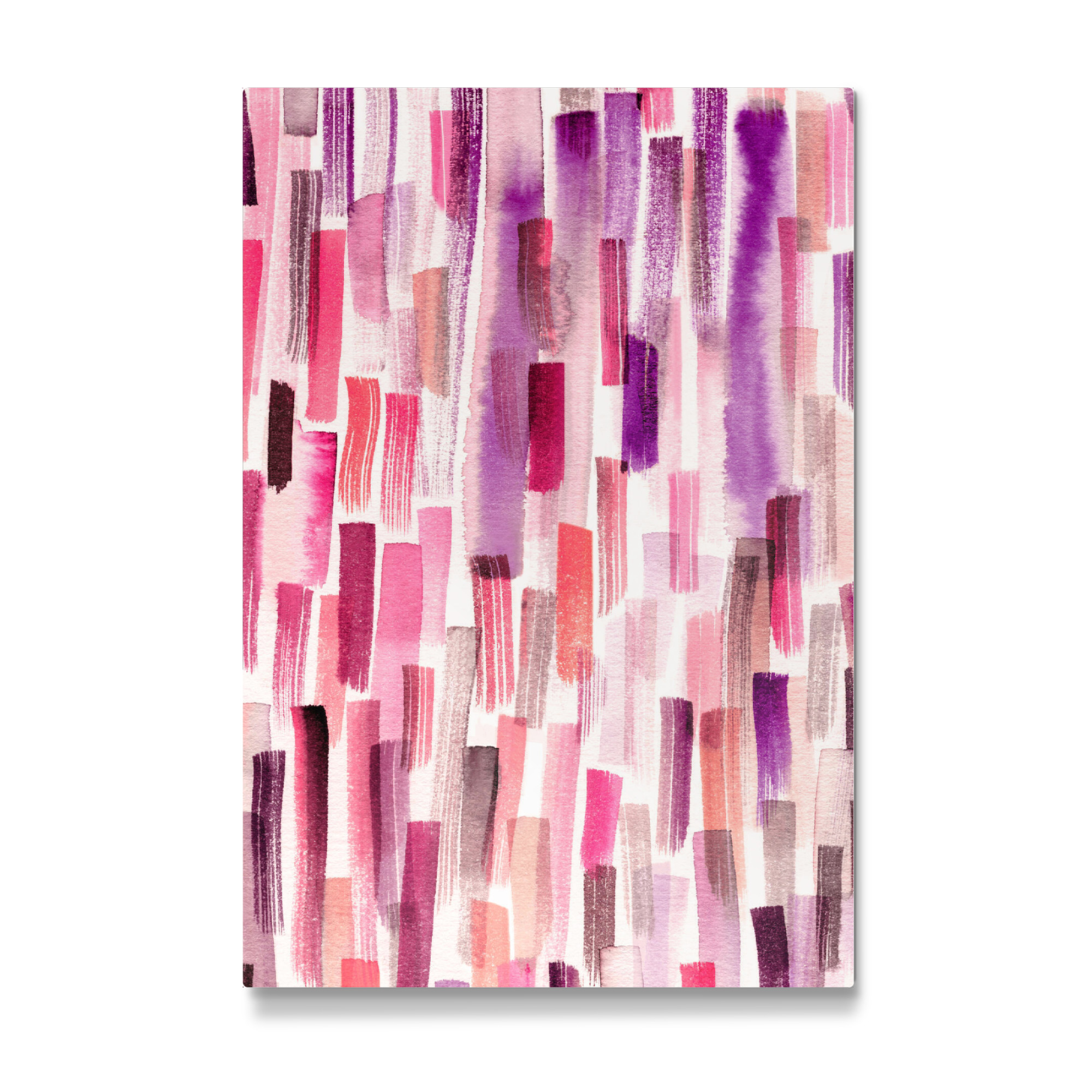 Galerie-Print "Colorful Brushstrokes Coral" 75x50 cm artboxONE
