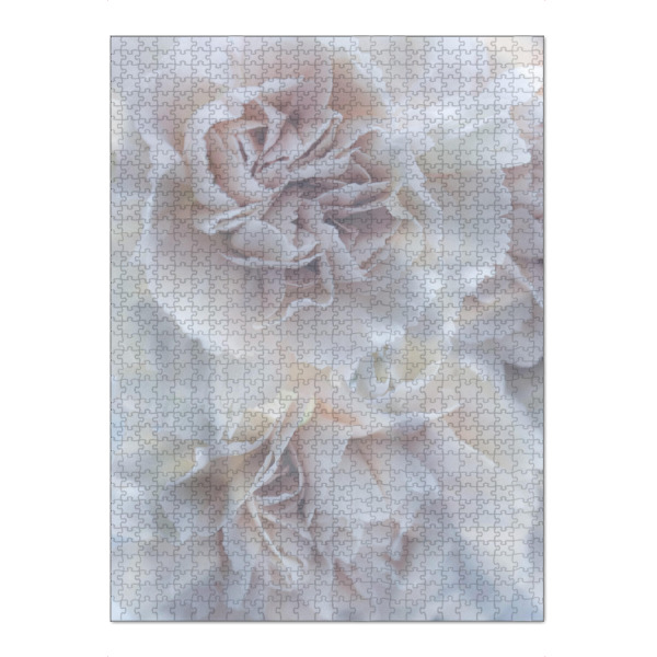 Puzzle Ravensburger "Mystic Carnation" artboxONE - Natur,Floral - Nelke,Blume,Floral,Feminin,Frühling,Pastell,Pastellfarben,Blumen,Flowers