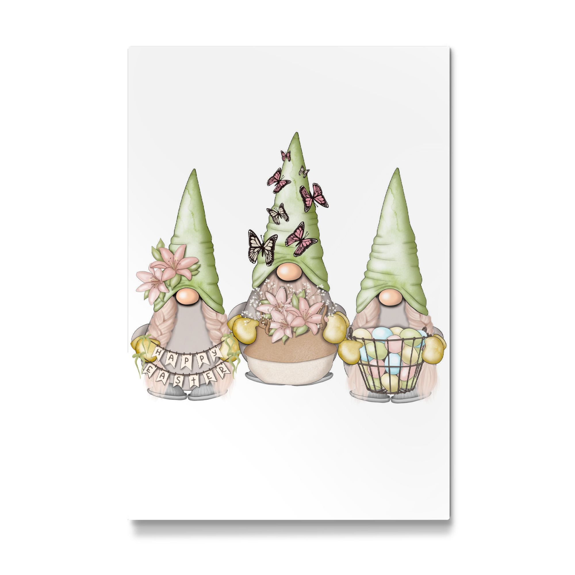 Galerie-Print "Three Spring Green Gnomes" 75x50 cm artboxONE