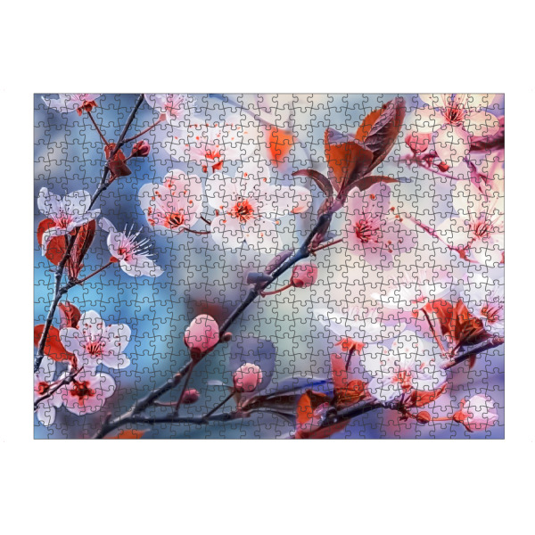 artboxONE Puzzle "Plum sakura" artboxONE - Natur,Floral,Essen & Trinken / Obst & Gemüse