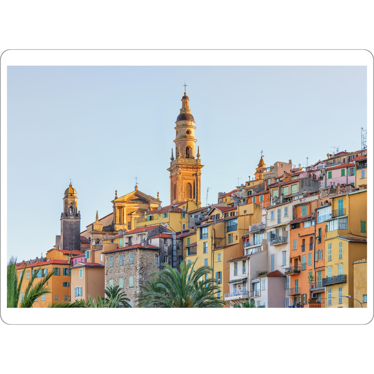 Tischset "Menton roofs" artboxONE - Städte,Reise,Architektur,Reise / Länder,Städte / Weitere