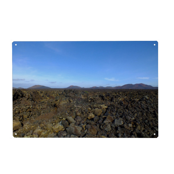Holzbild "Vulcano Landscape, Lanzarote" artboxONE - Natur,Reise,Reise / Länder