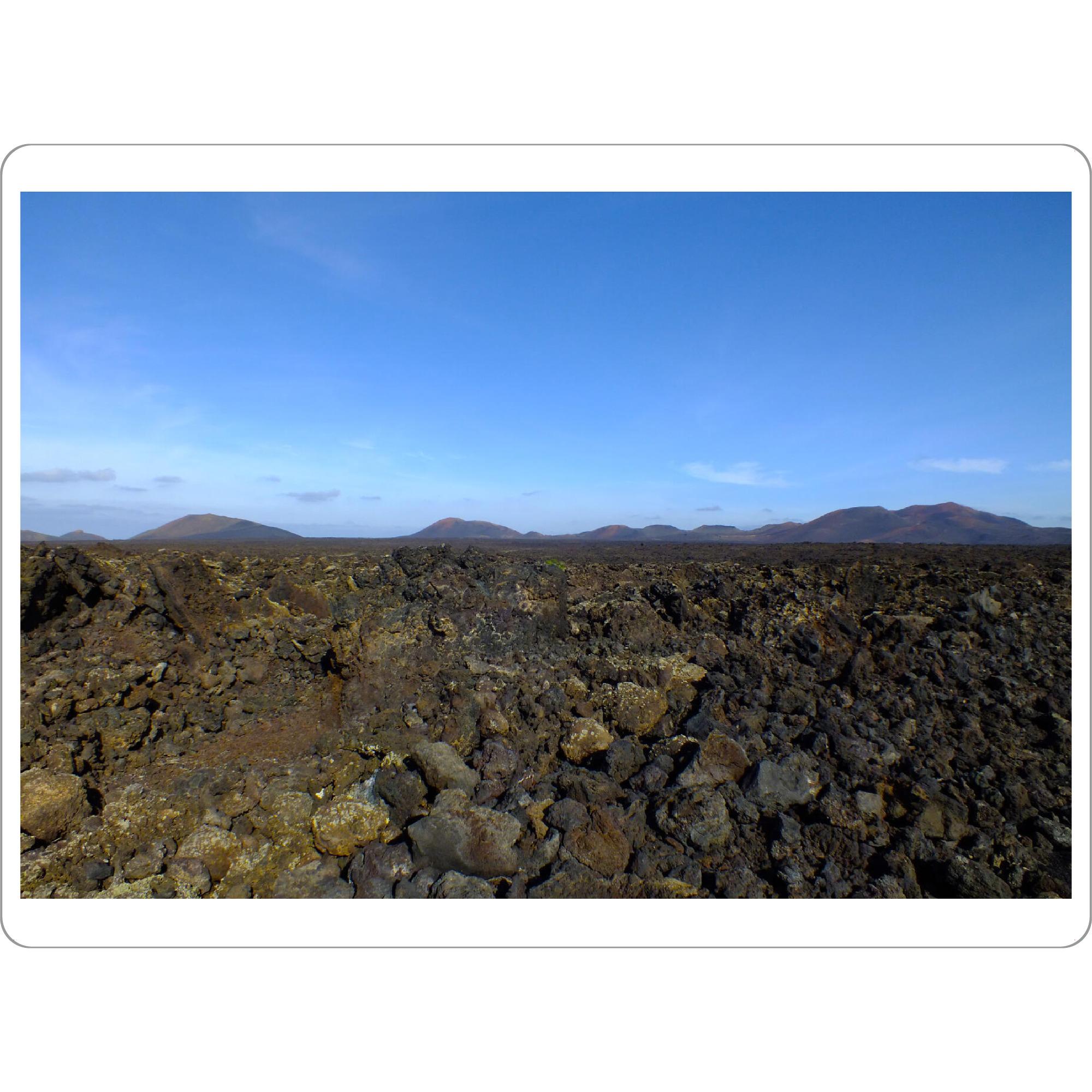 Tischset "Vulcano Landscape, Lanzarote" artboxONE - Natur,Reise,Reise / Länder