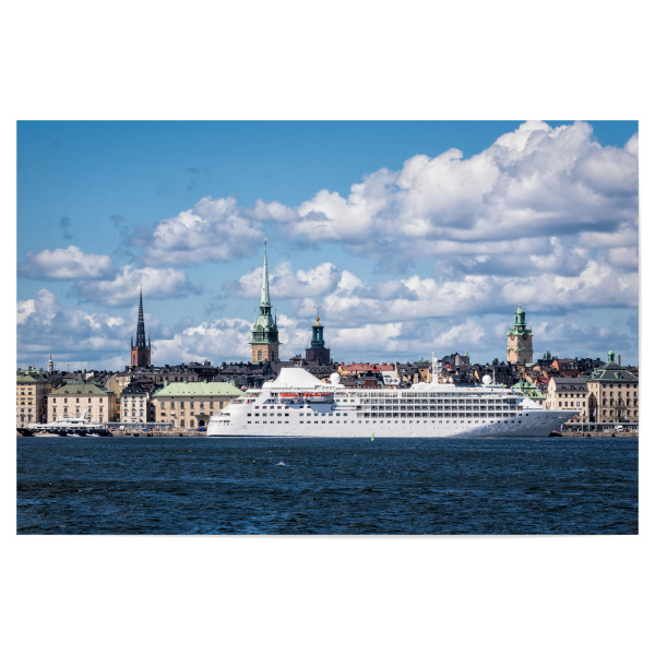 Poster "Schiff in Stockholm" artboxONE - Architektur,Reise / Strand und Meer,Reise / Länder,Städte / Stockholm