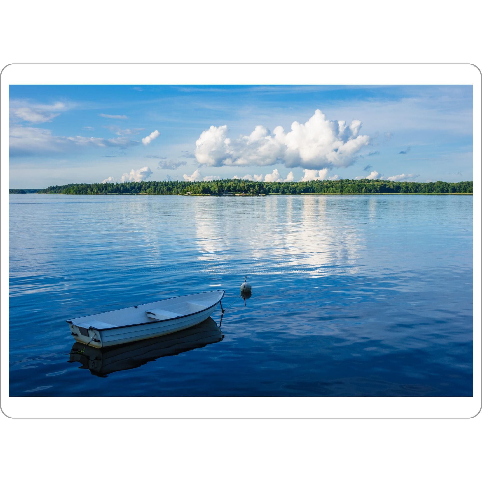 Tischset "Boot an der Ostsee" artboxONE - Natur,Reise,Reise / Strand und Meer,Reise / Länder