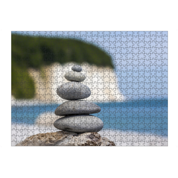 Puzzle Ravensburger "Steinturm vor Steilküste" artboxONE - Reise / Strand und Meer