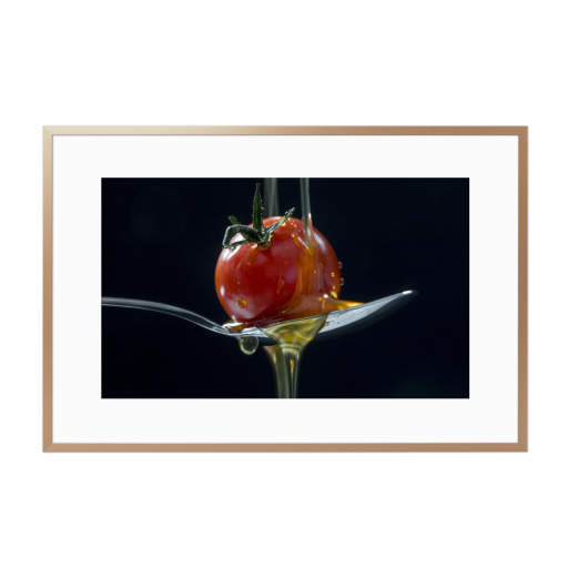 Tomate und Olivenöl