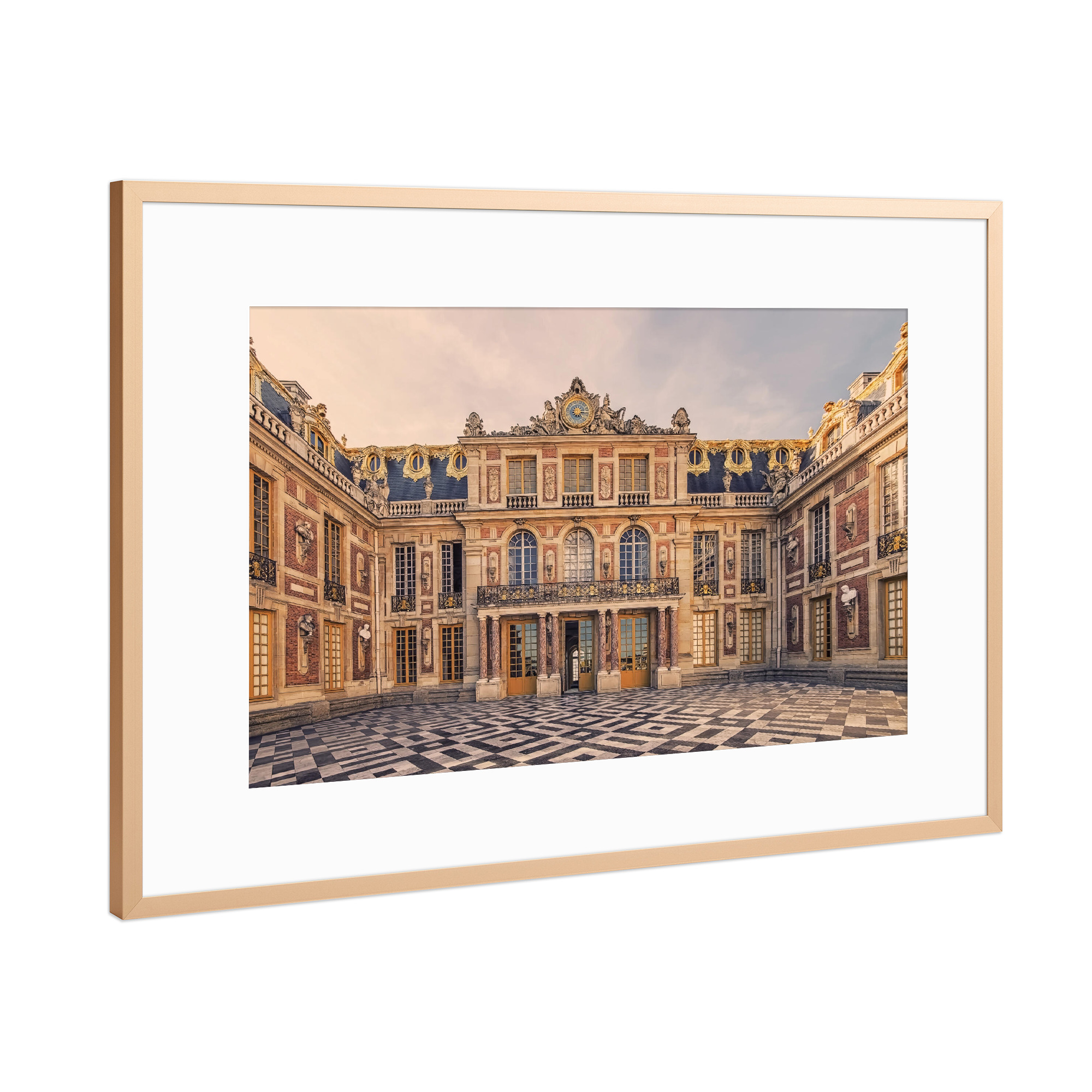 Poster mit Rahmen Kupfer "Versailles" artboxONE - Städte,Reise,Architektur,Städte / Paris,Reise / Länder