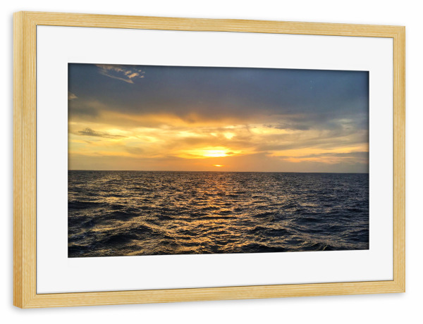 Poster mit Rahmen kiefer "Endless West Indies" artboxONE - Natur,Reise,Reise / Strand und Meer,Unterwasser,Reise / Länder