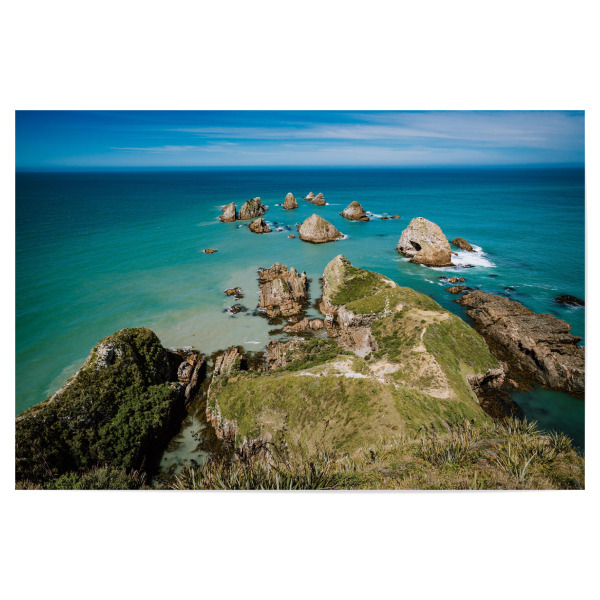 Poster 30x20 cm "Nugget Point - Neuseeland" artboxONE - Natur,Reise,Reise / Strand und Meer