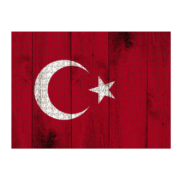 artboxONE Puzzle "Turkey Vintage Flag" artboxONE - Reise,Abstrakt,Reise / Länder,Buchstaben / T,Städte / Istanbul