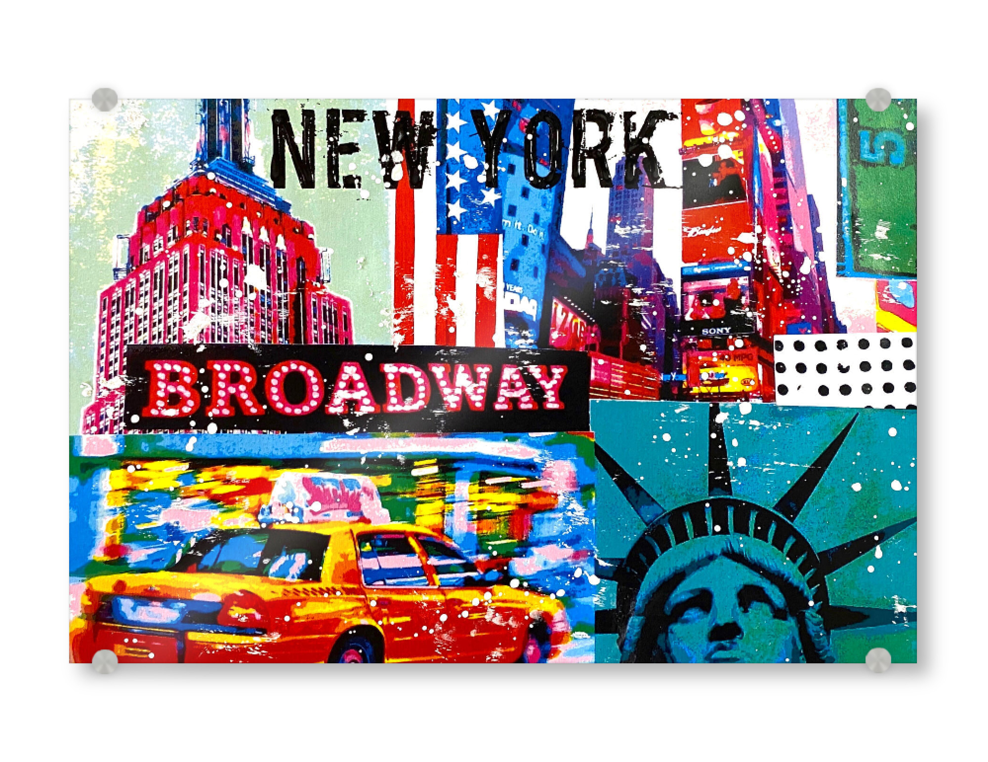 Acrylglasbild "NYC Collage" artboxONE - Städte,Städte / New York,Reise,Architektur,Reise / Länder