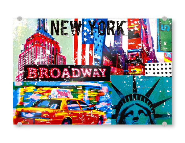 Acrylglasbild "NYC Collage" artboxONE - Städte,Städte / New York,Reise,Architektur,Reise / Länder