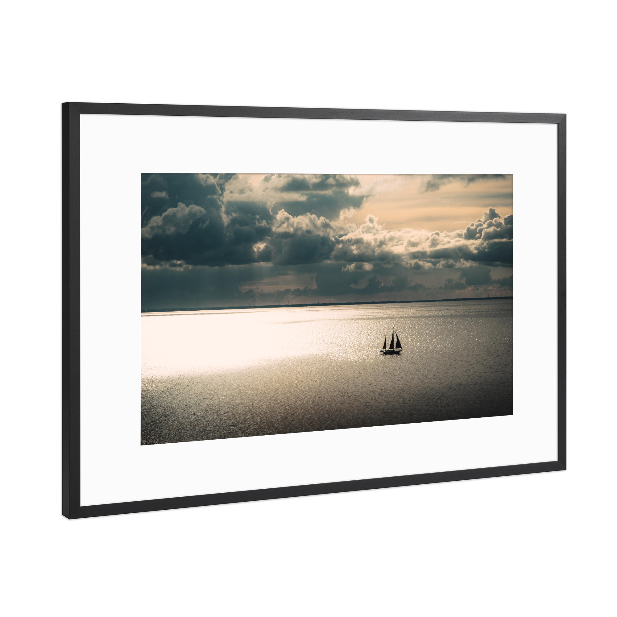 Poster mit Rahmen Schwarz (Metallic) "Vom Winde verweht" artboxONE - Natur,Reise,Abstrakt,Reise / Strand und Meer,Reise / Länder