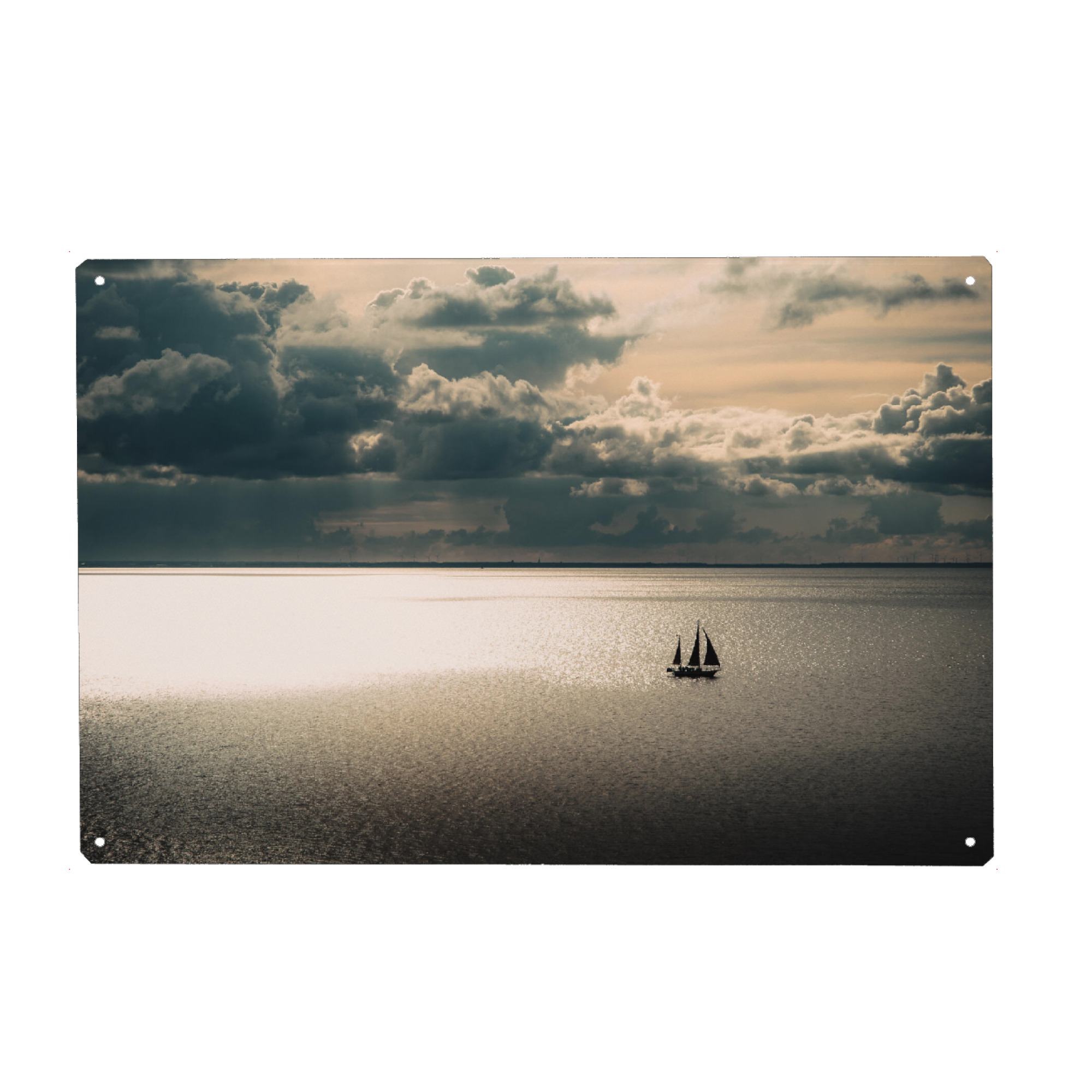 Metall Poster "Vom Winde verweht" artboxONE - Natur,Reise,Abstrakt,Reise / Strand und Meer,Reise / Länder