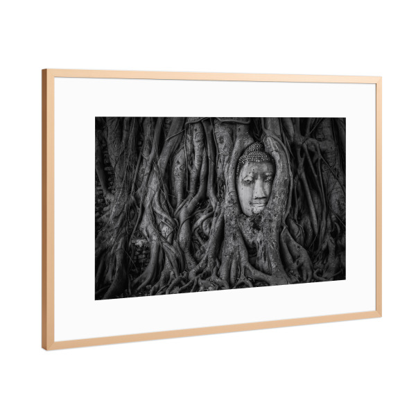 Poster mit Rahmen Kupfer "Ayutthaya" artboxONE - Städte,Natur,Reise,Reise / Asien,Reise / Länder