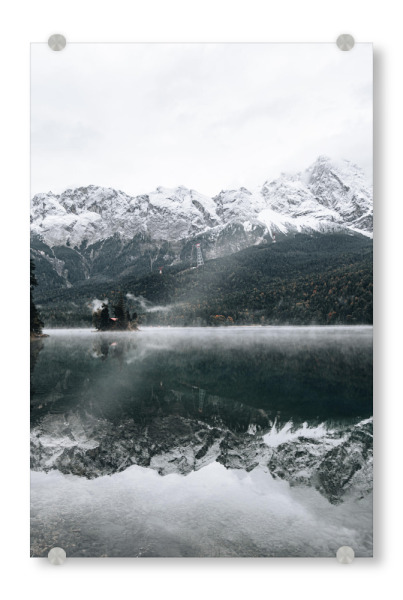 Acrylglasbild "Eibsee am Morgen" artboxONE - Natur,Reise