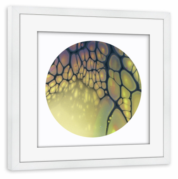 Poster mit Rahmen weiß "Bloom Artwork" artboxONE - Abstrakt